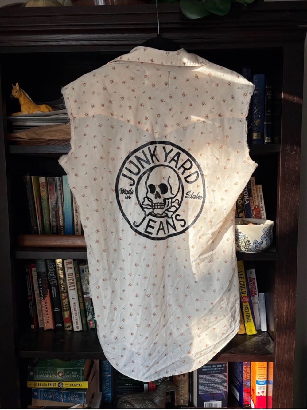 Funky Yard Jeans White Sleeveless Kids' Shirt
